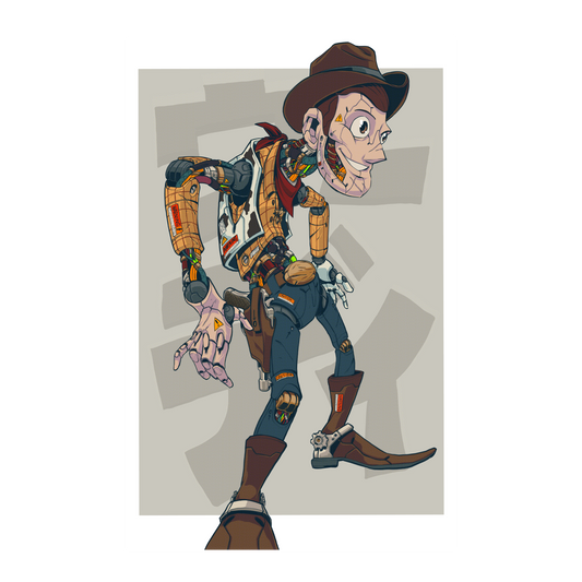 Mechasoul Woody Print